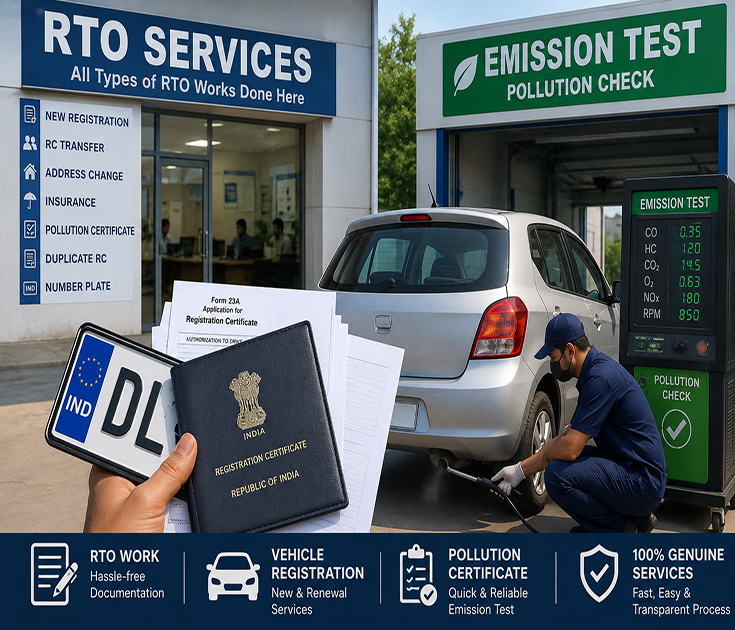 RTO Work and Emission Test